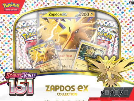 Trading Card Games Scarlet & Violet 3.5 151 Collection Zapdos Ex - 4 Tgc Scarlet & Violet—151 Booster Packs