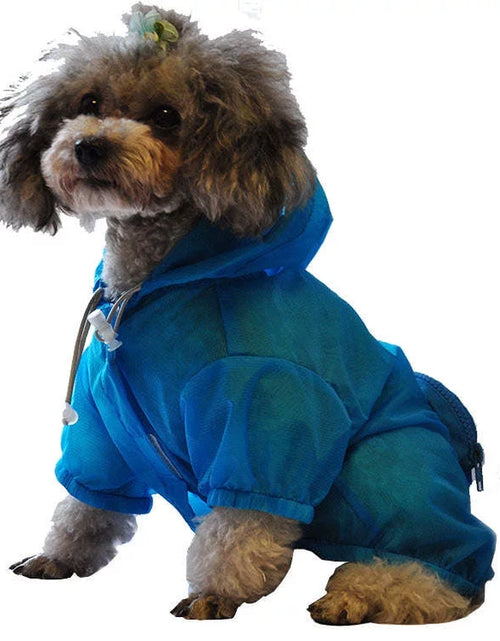 Load image into Gallery viewer, ® 'Thunder Paw' Ultimate Waterproof Collapsible Multi-Adjustable Travel Dog Raincoat
